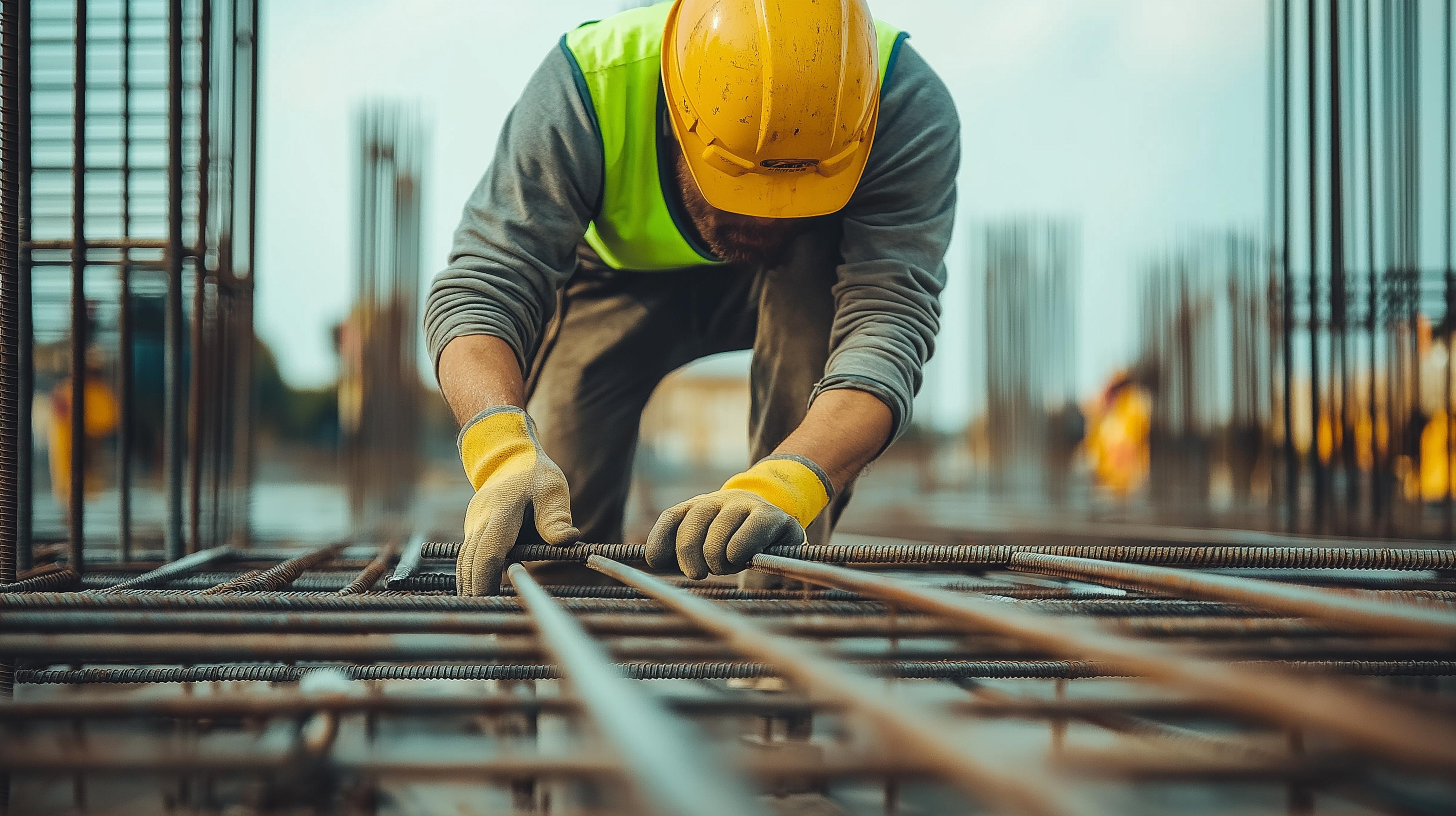 مهندس يشرف على معايير السلامة والجودة في الموقع